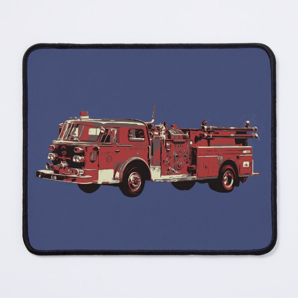 Item preview, Fire Truck to the rescue designed and sold by CatsArtStore.