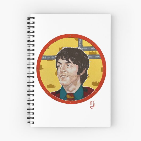 Item preview, Paul McCartney Yellow Submarine gouache portrait designed and sold by Bear Pokes .
