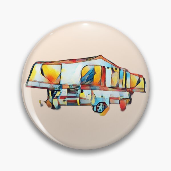 Item preview, Multi Coloured Folding Caravan designed and sold by BeccaAelishe.