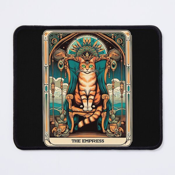 Item preview, Tarot Card Cat Empress designed and sold by Pet-Z.
