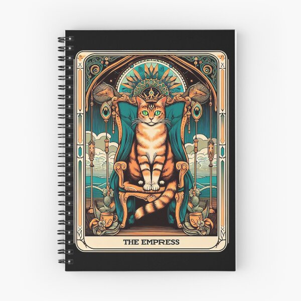 Item preview, Tarot Card Cat Empress designed and sold by Pet-Z.