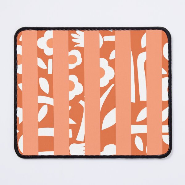 Item preview, Iconic Scandinavian Stripes and flowers in Shades of Light Salmon designed and sold by Deutschic.