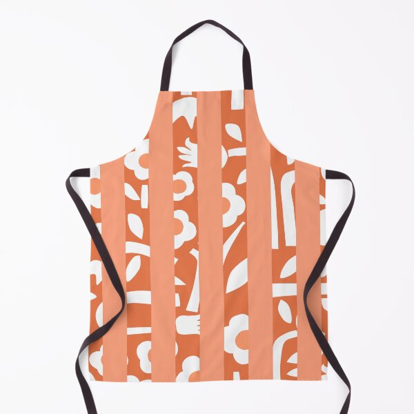 Item preview, Iconic Scandinavian Stripes and flowers in Shades of Light Salmon designed and sold by Deutschic.