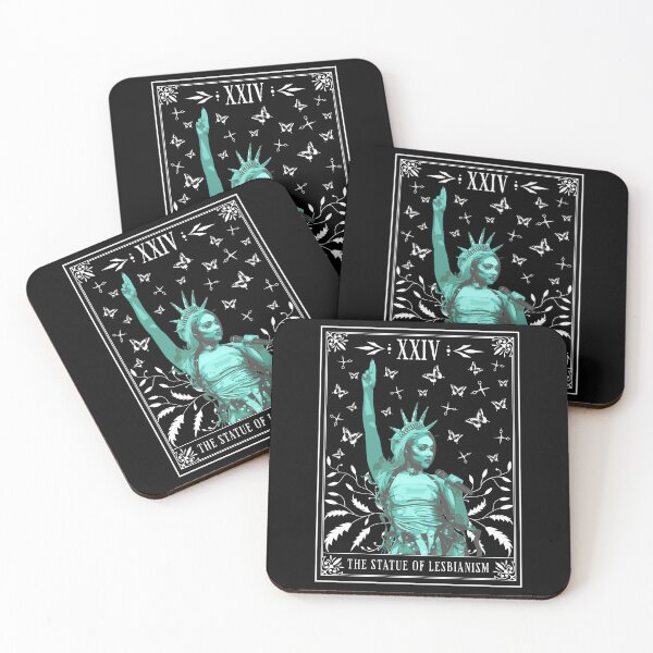 Item preview, Chappell Roan Statue of Lesbianism Tarot Card designed and sold by Sapphex666.