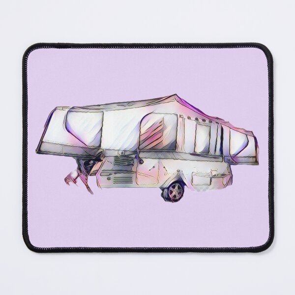 Item preview, Pink, Purple and Grey Folding Caravan designed and sold by BeccaAelishe.
