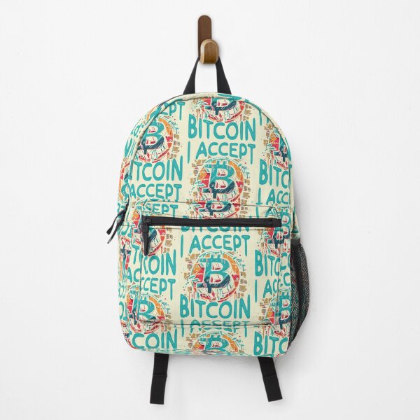 Item preview, I Accept Bitcoin - Trendy Cryptocurrency Digital Currency Enthusiast Design designed and sold by Nzgiftsandmore.