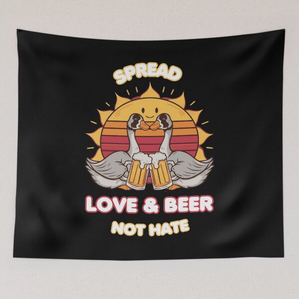 Item preview, Spread love & beer, not hate designed and sold by TheArtist76.