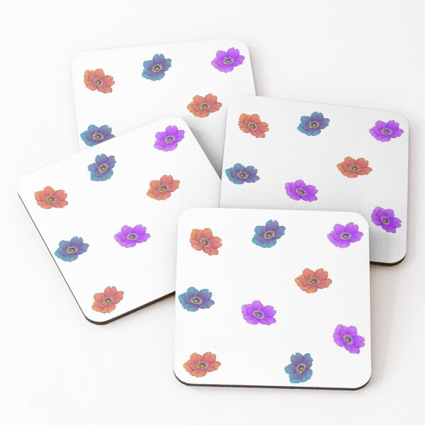Item preview, Coloured Flower Set designed and sold by KTCreativeSide.
