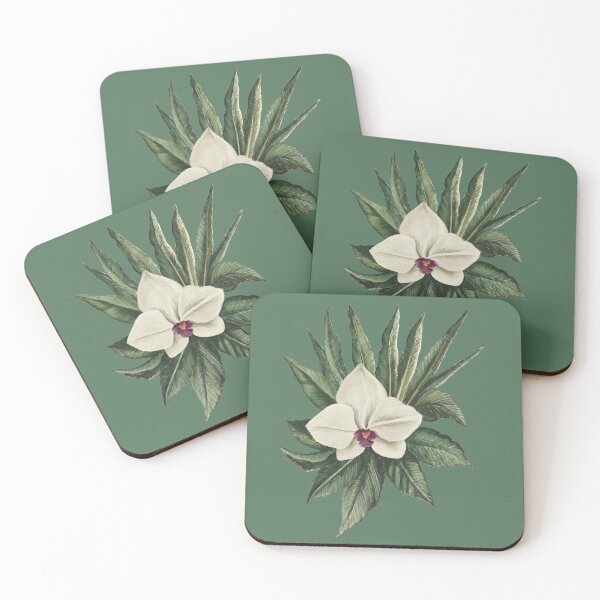 Item preview, Orchid on a green background designed and sold by AnnRu-art.