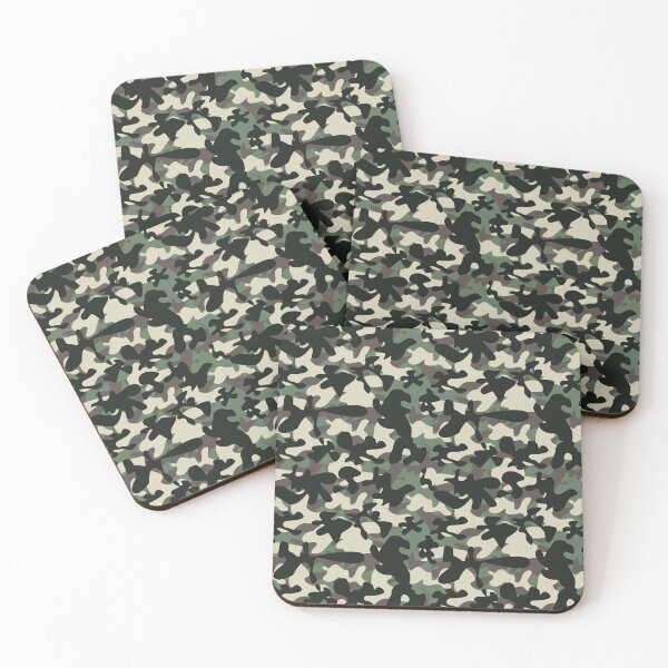 Item preview, Seamless army camouflage pattern, military camouflage fabric, classic style. designed and sold by Nitthawan.