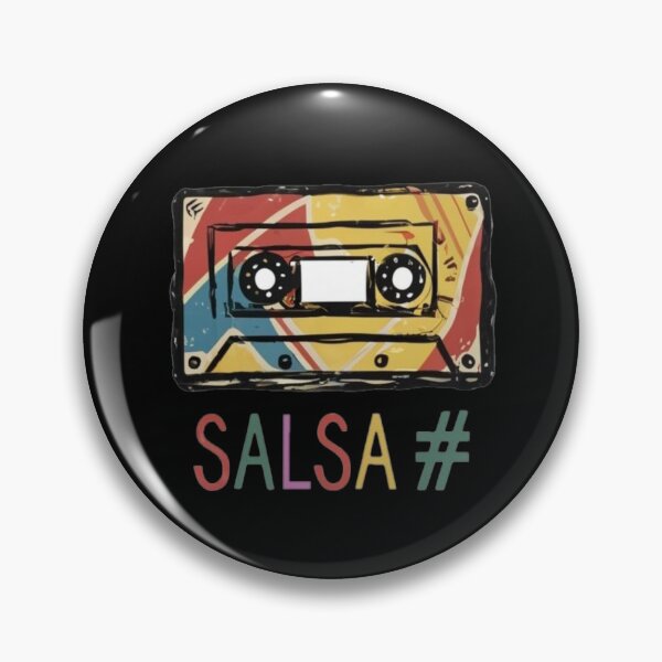Item preview, salsa retro cassette vintage music lovers designed and sold by La Loca.