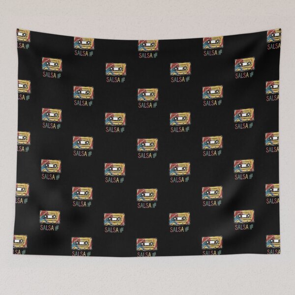 Item preview, salsa retro cassette vintage music lovers designed and sold by La Loca.