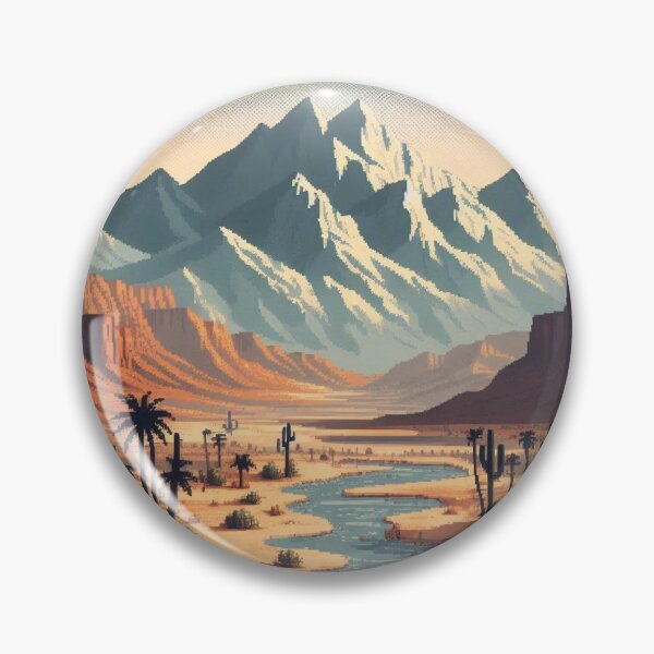 Artikelvorschau, Fallout Steile New Vegas Berg Pixel Artwork entworfen und verkauft von Clearo-Carter.