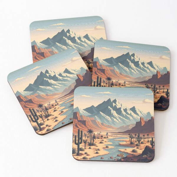 Item preview, Fallout Steep New Vegas Mountain Pixel Artwork designed and sold by Clearo-Carter.