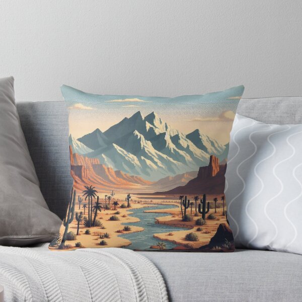 Item preview, Fallout Steep New Vegas Mountain Pixel Artwork designed and sold by Clearo-Carter.