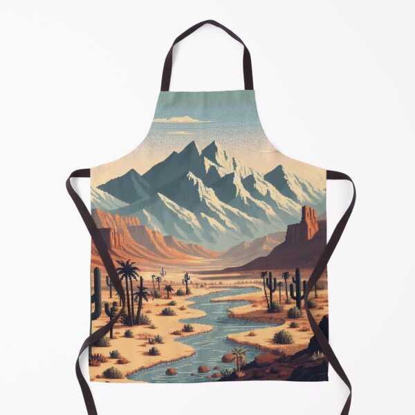 Aperçu de l'œuvre Illustration en pixels de Fallout Steep New Vegas Mountain créée et vendue par Clearo-Carter.