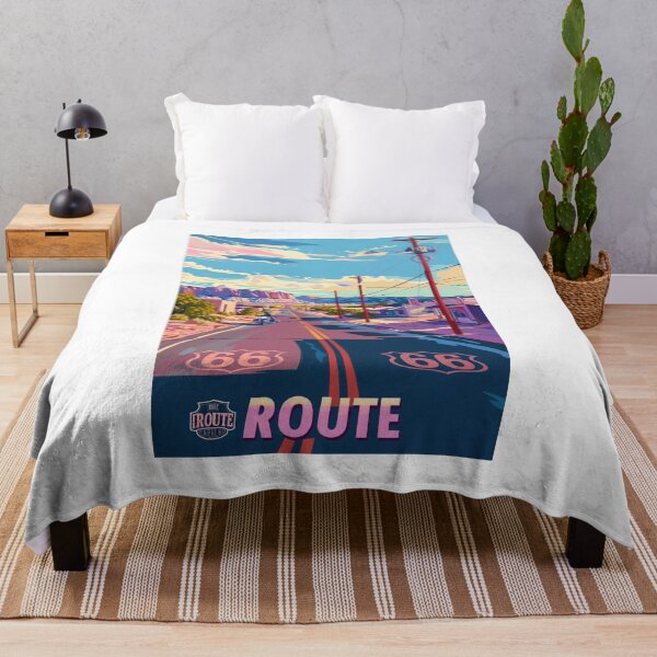 Item preview, Route 66 Travel Poster, Perfect Gift for Travel Enthusiasts, Vintage Style Wall Art, USA Wall art for home decor, Route 66 print. Sticker designed and sold by Thegalleryshop1.