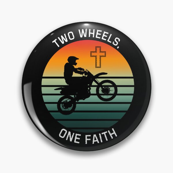 Item preview, Two Wheels One Faith Christian Biker designed and sold by DizzyTees98.
