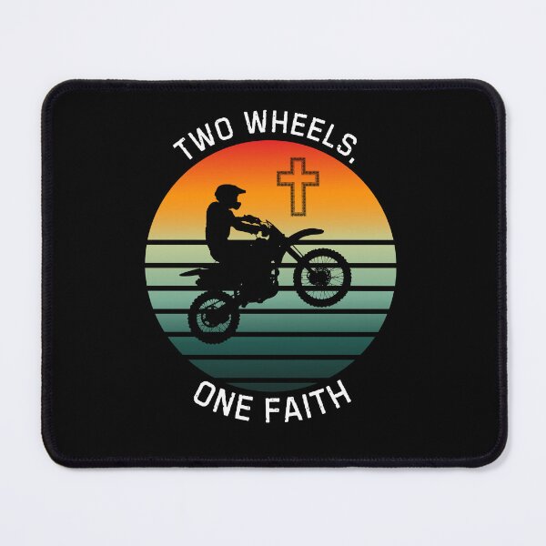 Item preview, Two Wheels One Faith Christian Biker designed and sold by DizzyTees98.