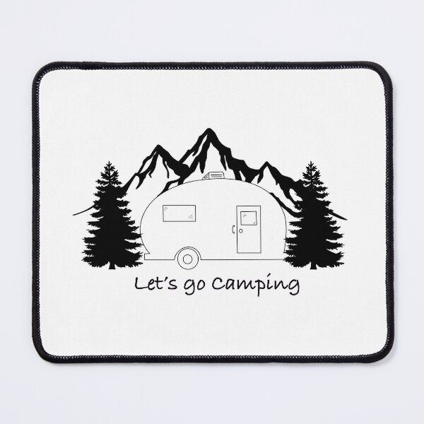 Item preview, Let's go camping mountains & trees designed and sold by Etkennedy.