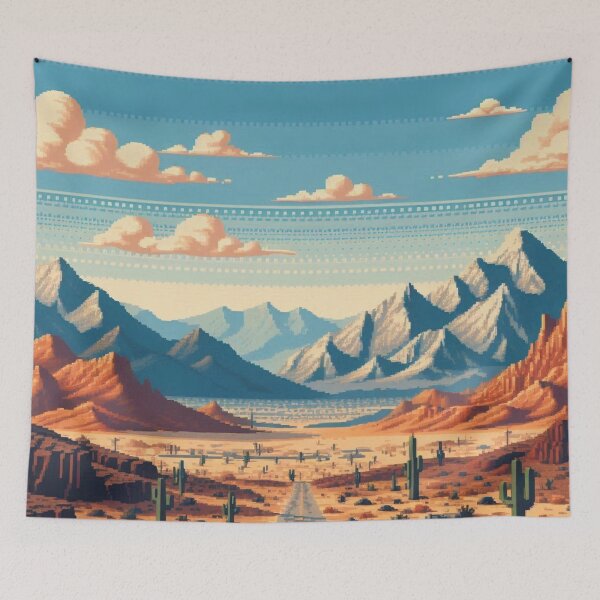 Item preview, Fallout New Vegas Deserted Dessert Pixel Art designed and sold by Clearo-Carter.