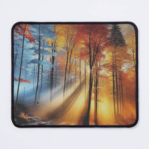 Item preview, Autumn Forest: Vibrant Colors & Patriotic Mist designed and sold by ValorVerse.