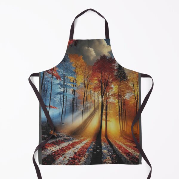 Item preview, Autumn Forest: Vibrant Colors & Patriotic Mist designed and sold by ValorVerse.
