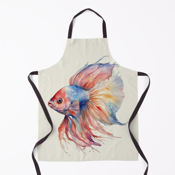 Artikelvorschau, Beta Fisch Aquarell entworfen und verkauft von Mindy Guidry.