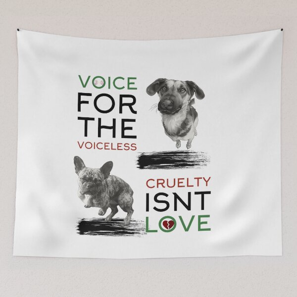 Item preview, Animal protection - Voice for the voiceless designed and sold by MrBooch.