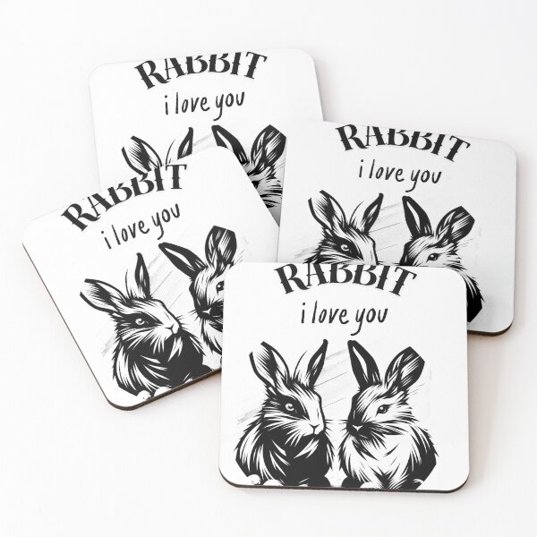 Item preview, rabbit, i love you, designed and sold by Kinia1982.