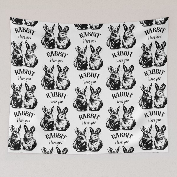 Item preview, rabbit, i love you, designed and sold by Kinia1982.