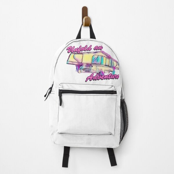Item preview, Unfold an Adventure Purple and Blue Folding Caravan designed and sold by BeccaAelishe.