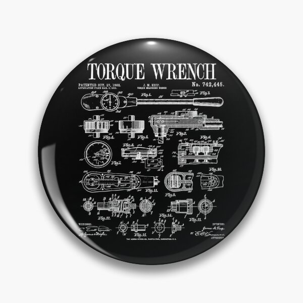 Item preview, Car Mechanic Auto Repair Torque Wrench Tool Vintage Patent designed and sold by GrandeDuc.