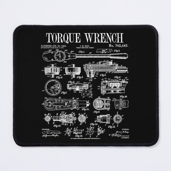 Item preview, Car Mechanic Auto Repair Torque Wrench Tool Vintage Patent designed and sold by GrandeDuc.