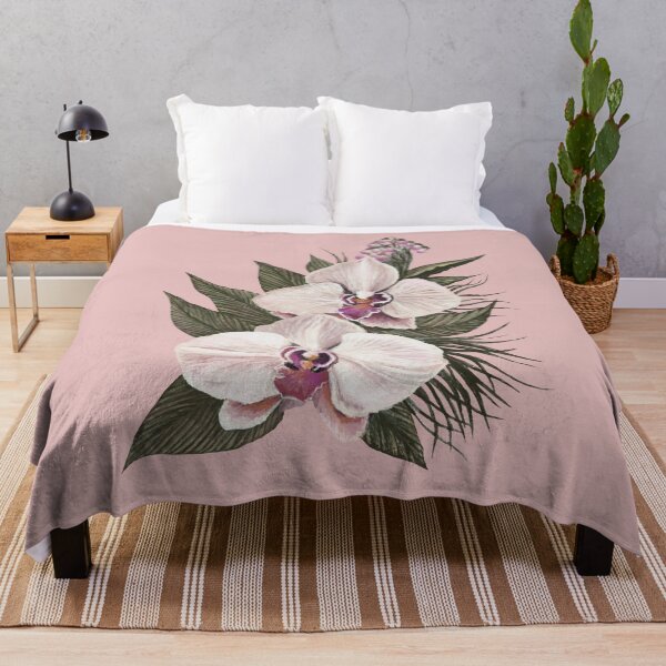 Item preview, Orchid on pink background designed and sold by AnnRu-art.