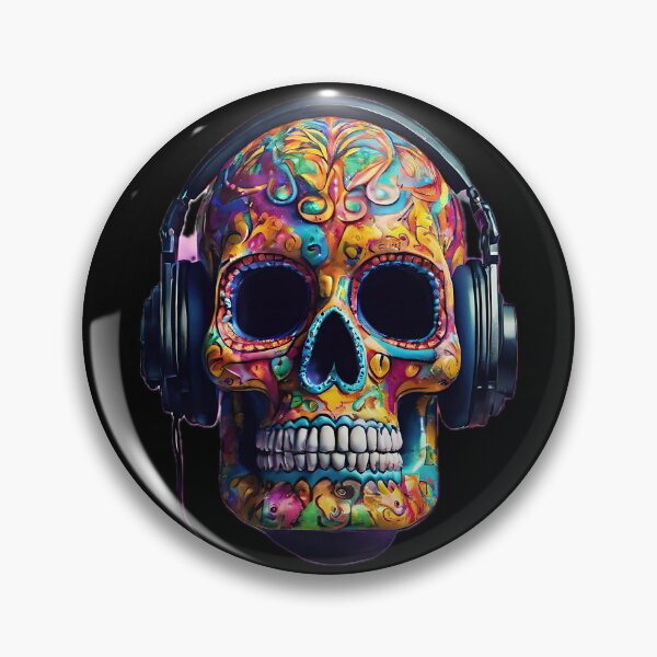 Item preview, Flower Death Skull designed and sold by Zenvo.