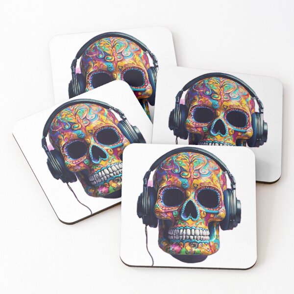 Item preview, Flower Death Skull designed and sold by Zenvo.