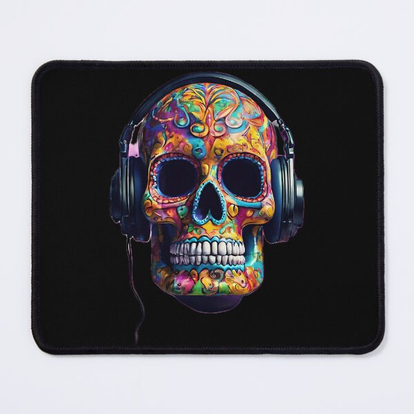 Item preview, Flower Death Skull designed and sold by Zenvo.