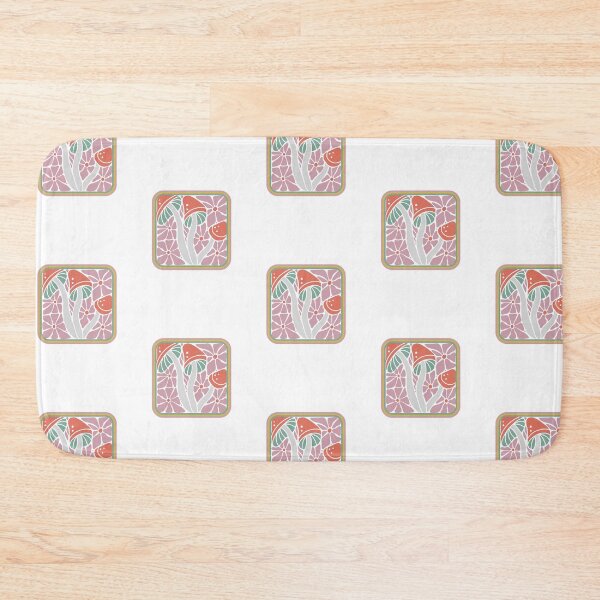 Item preview, Retro Pattern Geometric 80s Trendy Flower Mushroom Rainbow T-shirt Sticker designed and sold by ThinkNature!.