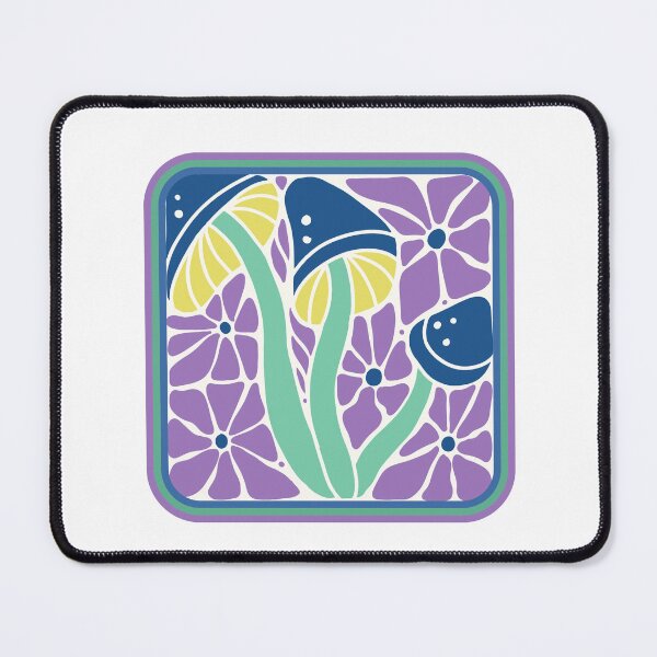 Item preview, Retro Pattern Geometric 80s Trendy Flower Mushroom Rainbow T-shirt Sticker designed and sold by ThinkNature!.
