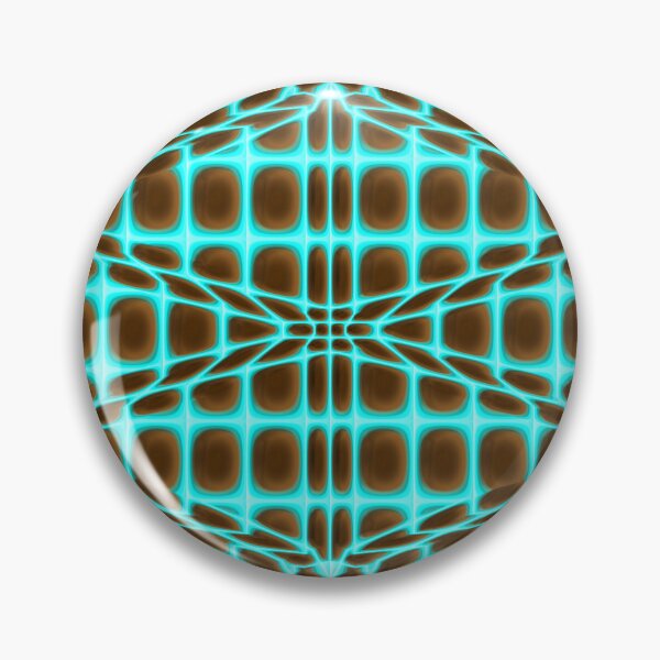 Item preview, Brown and Cyan Tile Pattern designed and sold by TheRulerofEarth.
