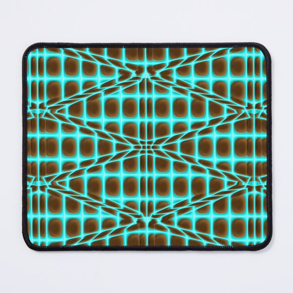 Item preview, Brown and Cyan Tile Pattern designed and sold by TheRulerofEarth.