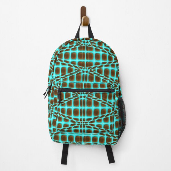 Item preview, Brown and Cyan Tile Pattern designed and sold by TheRulerofEarth.