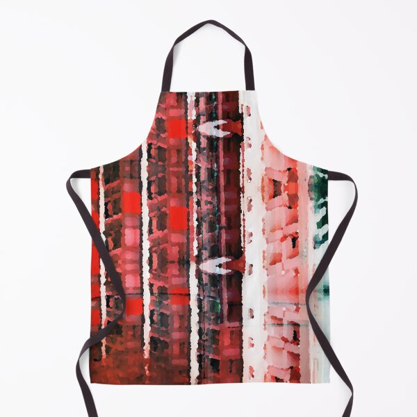 Item preview, Red Abstract City Cityscape Photography designed and sold by MusicArtAndGrind.
