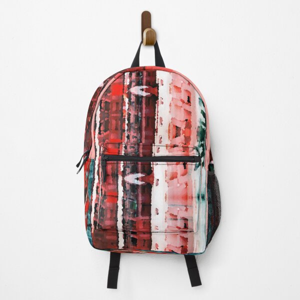 Item preview, Red Abstract City Cityscape Photography designed and sold by MusicArtAndGrind.