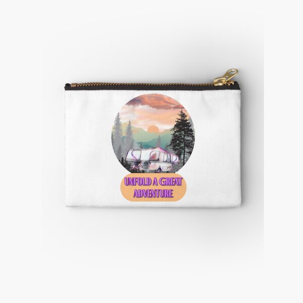 Item preview, Unfold a Great Adventure Sunset Folding Caravan designed and sold by BeccaAelishe.