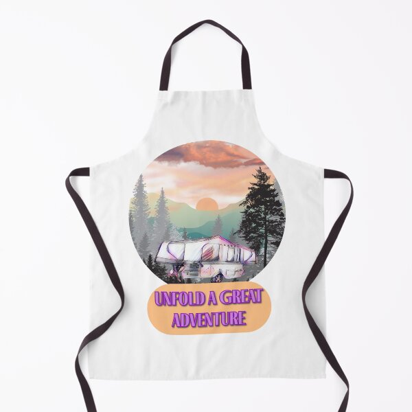 Item preview, Unfold a Great Adventure Sunset Folding Caravan designed and sold by BeccaAelishe.
