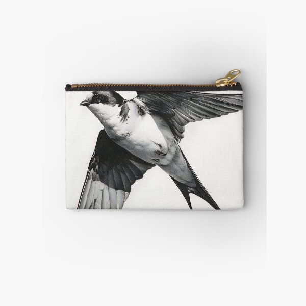 Item preview, Black and White Bird Pencil Drawing designed and sold by Pencil-Art.