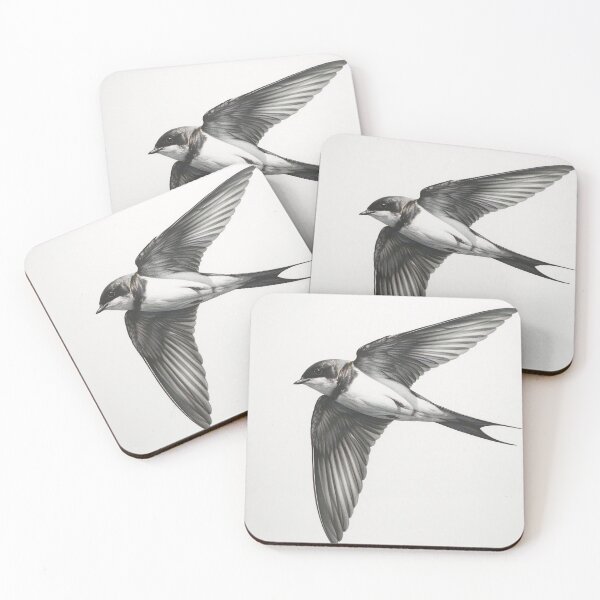 Item preview, Black and White Bird Pencil Drawing designed and sold by Pencil-Art.