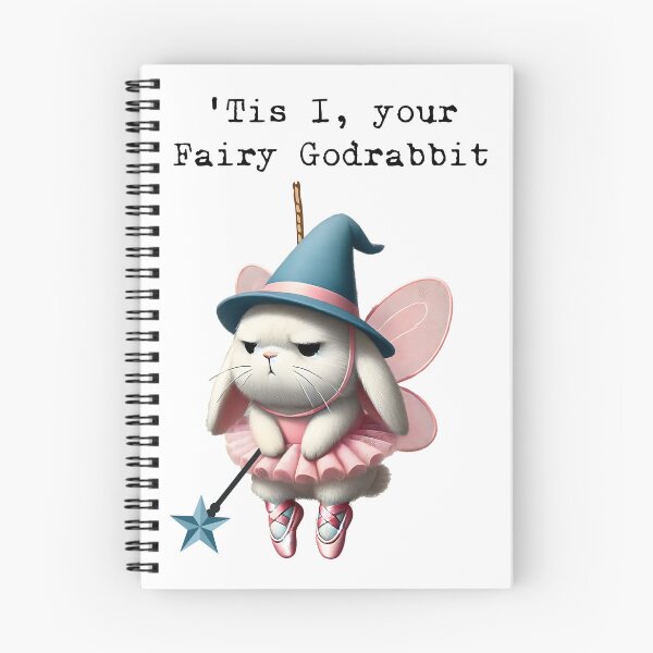 Item preview, It is I, your Fairy Godrabbit, funny not Godpossum design designed and sold by LuxindaSwirl.